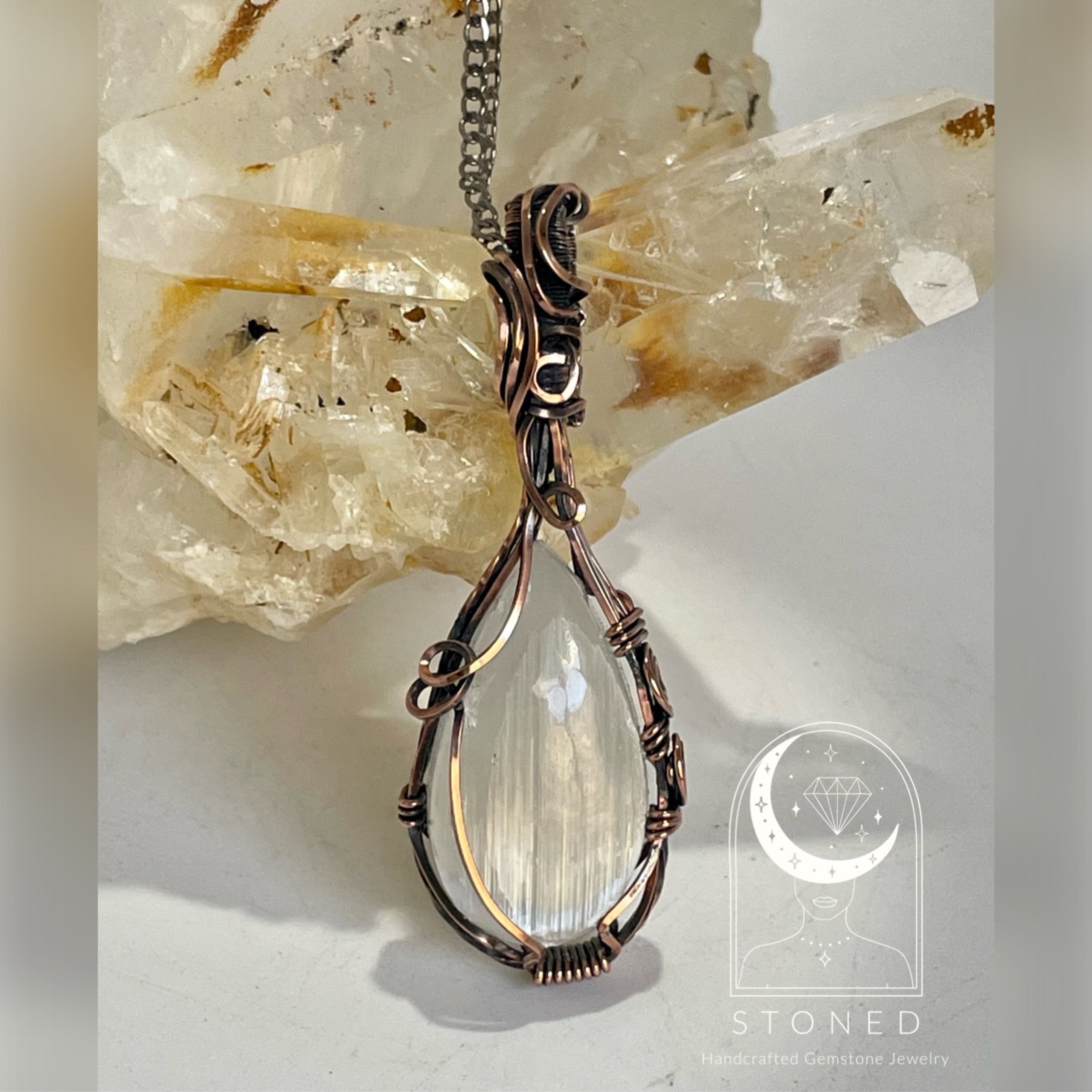 Wire hot sale wrapped selenite